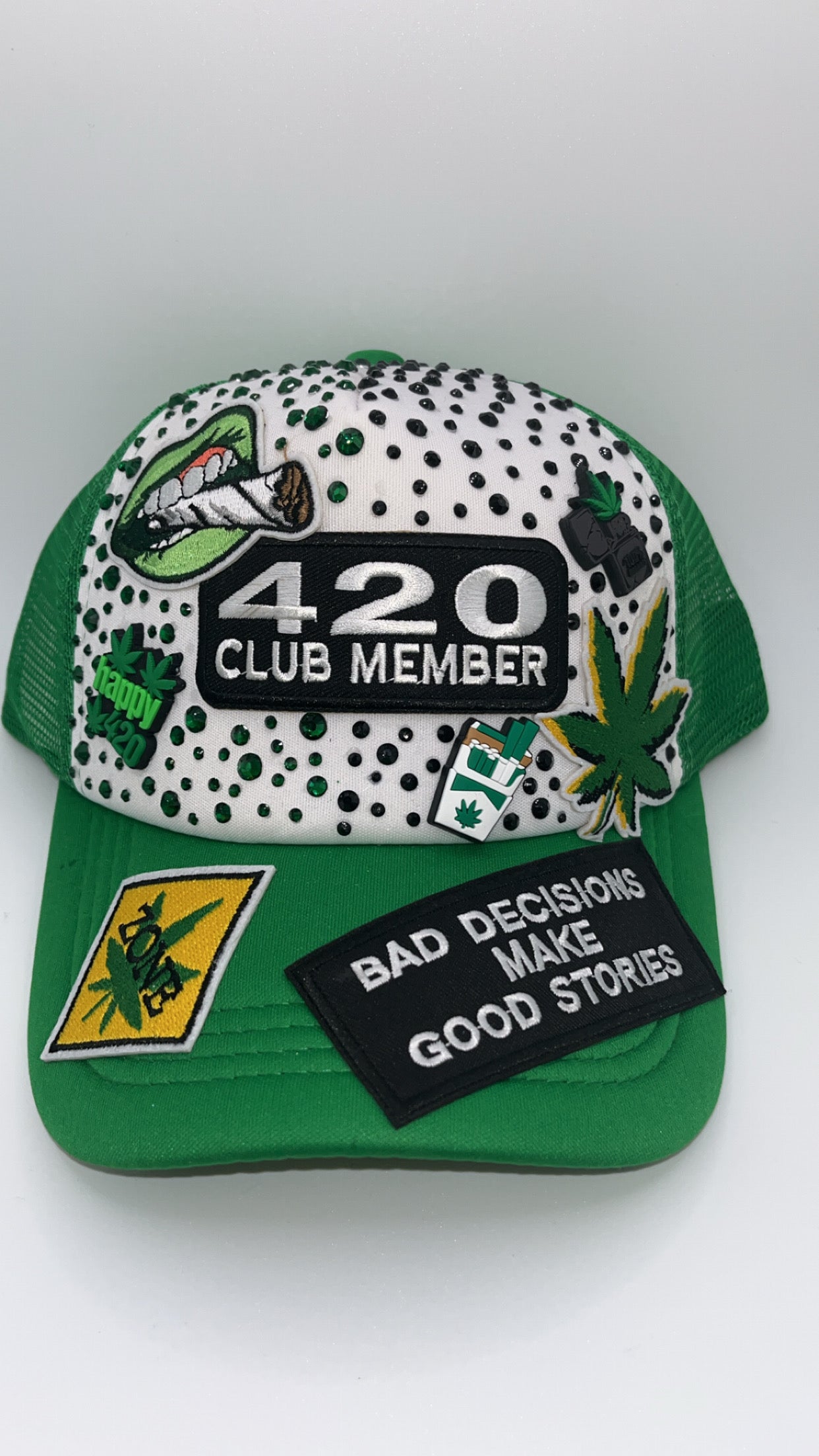 420 Club Member Trucker Hat – One-of-a-Kind Festival Streetwear Cap