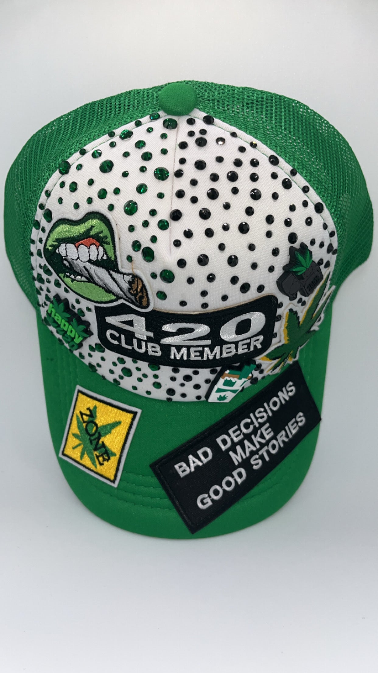 420 Club Member Trucker Hat – One-of-a-Kind Festival Streetwear Cap