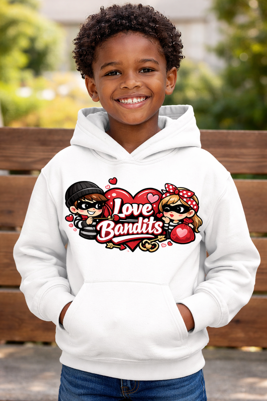 Love Bandits Kids Valentine Hoodie/T-Shirt