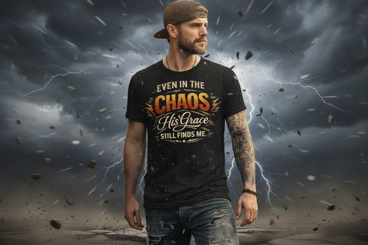 Even in the Chaos His Grace Still Finds Me T-Shirt