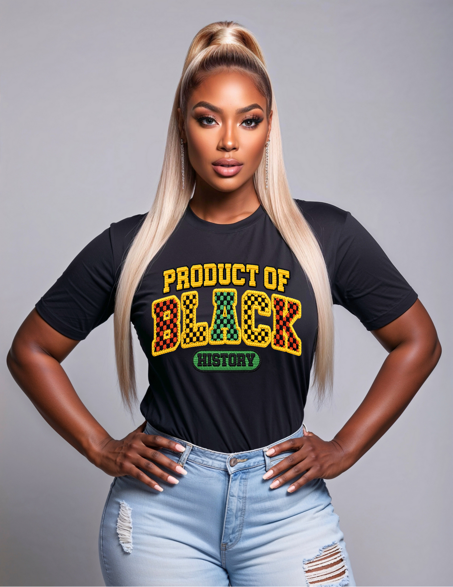 "Product of Black History" Graphic Tee